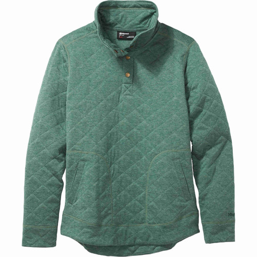 Marmot Roice LS Womens Pullover Heather Green