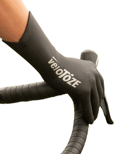 veloToze Waterproof Gloves Black