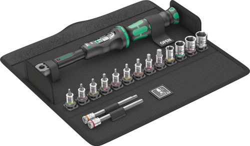 Wera A5 Click-Torque Wrench 1/4" Drive Kit 2.5 - 25Nm