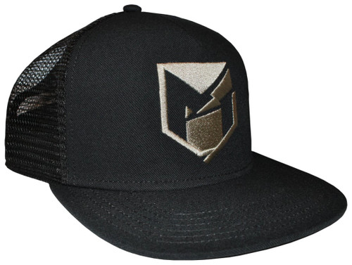 YT Mob Logo Trucker Snapback Cap Black