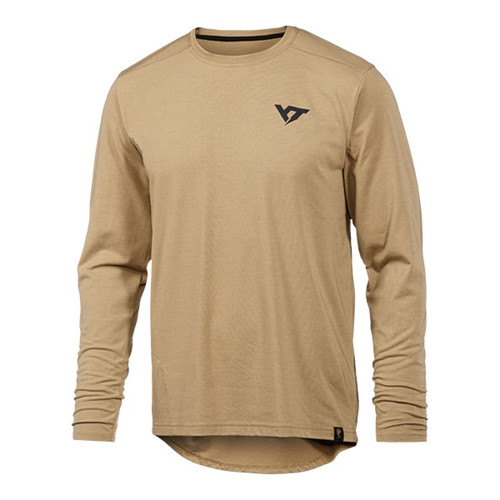 YT Small Logo LS Tech Jersey Khaki 2022