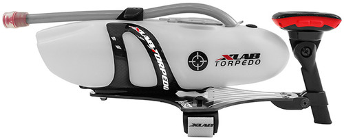 XLab Torpedo Versa 500 Carbon Aerobar Hydration System Red