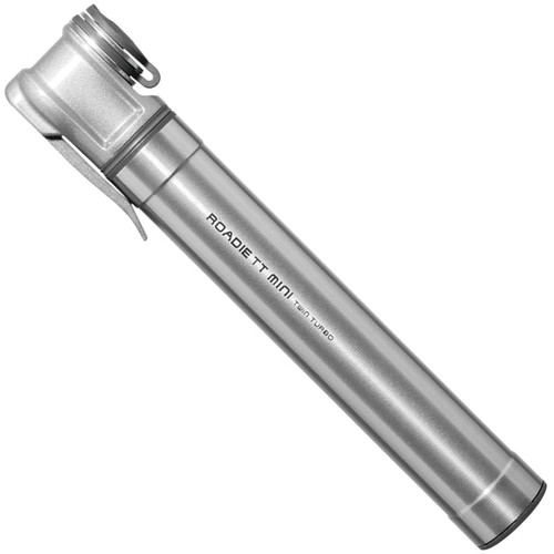 Topeak Roadie TT Twin Turbo 160psi Mini Pump Silver