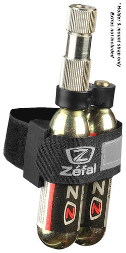 Zefal CO2 Holder Strap Black