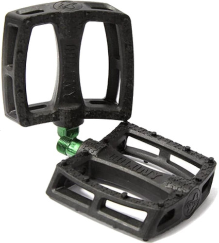 Colony Fantastic Plastic Pedals Black/Green