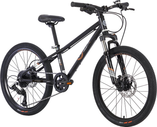 ByK E-450 Boys Disc Brake 22"Mountain Bike Matte Black