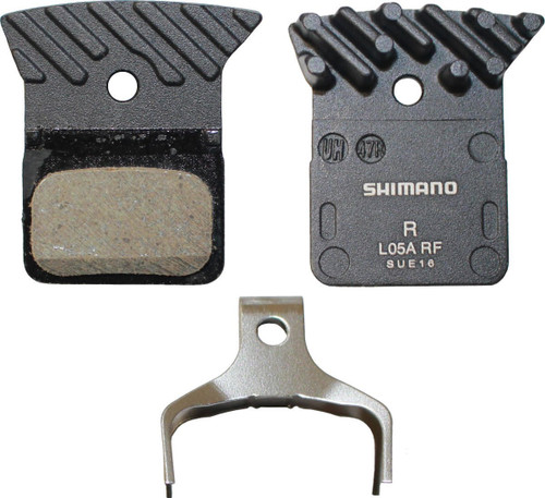 Shimano BP L05A-RF Resin Brake Pads w/Fins (Pair) Shimano BP L05A-RF Resin Brake Pads w/Fins (Pair)