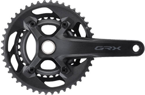 Shimano GRX FC-RX600 2x 11sp 165mm/46-30T Crankset Black