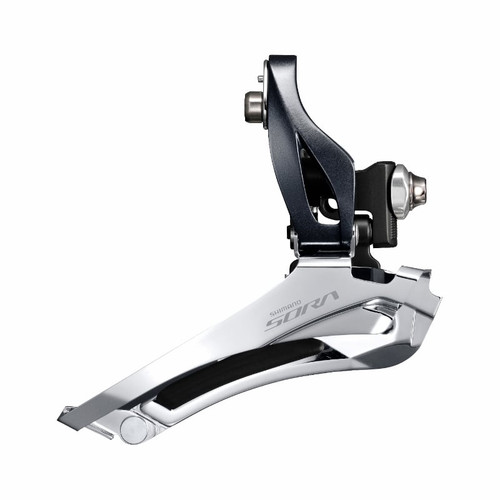 Shimano Sora FD-R3000 2x9sp Braze On Front Derailleur Grey/Silver