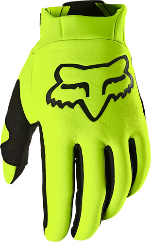 Fox Defend Thermo Off Road Gloves Fluro Yellow