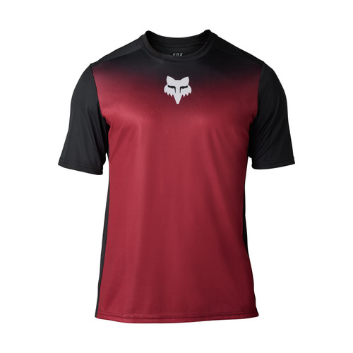 Fox Ranger Keel Mens MTB SS Jersey Bordeaux 