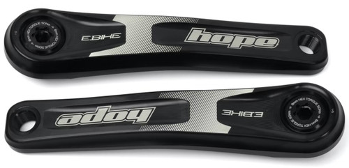 Hope E-bike Crankset No spider Narrow Black 155mm