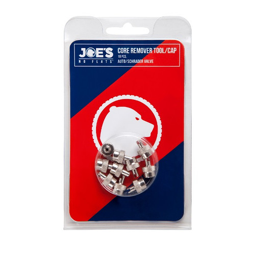 Joes No-Flats Schrader Valve Key/Cap 10 Pack