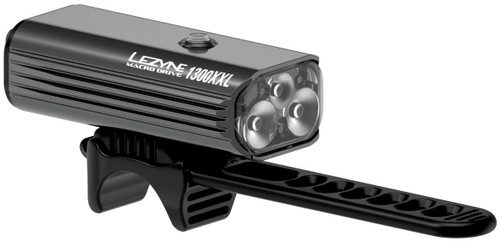 Lezyne Macro Drive 1300XXL USB 1300lm LED Front Light Hi-Gloss Black