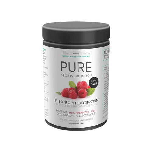 Pure Hydration Low Carb 160g Electrolytes Raspberry