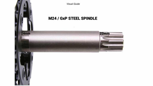 Praxis M24(GXP) 68mm BB30/PF30 Road Conversion 