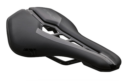 PRO Stealth Curved Performance 142mm Stainless Rail Saddle Black
