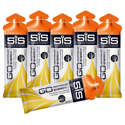 SIS GO Isotonic Energy Gels Orange 60ml (6 Pack)