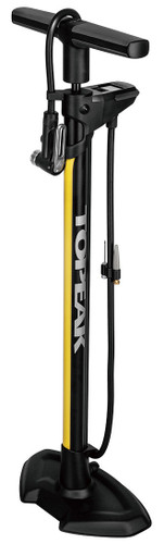 Topeak JoeBlow Pro 200psi Digital Floor Pump Black/Yellow