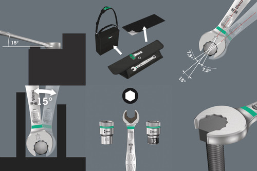 Wera 6003 Joker 11 Piece Metric Combination Wrench Set