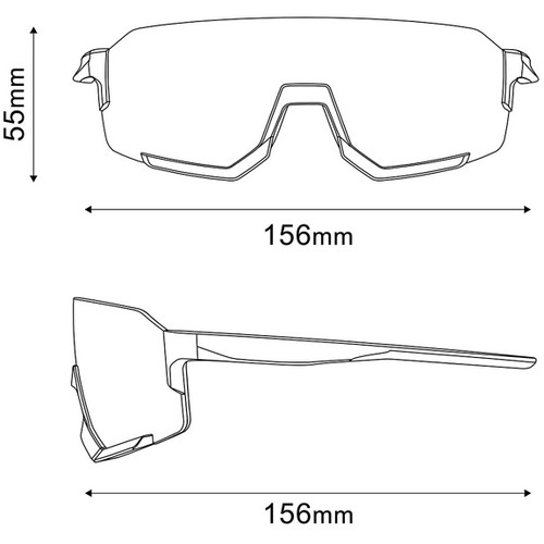Shimano CE Aerolite 2 Black Sunglasses w/ Photochromic Grey Lens