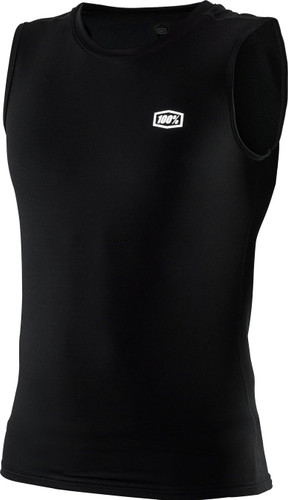 100% Basecamp Sleeveless Base Layer Black