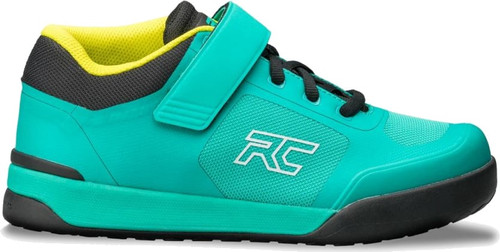 Ride Concepts Traverse Womens Flat Pedal MTB Shoes Clipless Teal/Lime