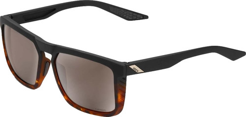 100% Renshaw Sunglasses Soft Tact Black Havana Fade (Hi