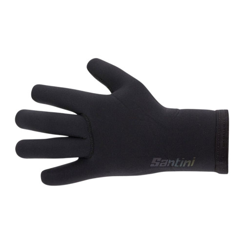 Santini SMS Shield Neoprene Winter Gloves Black