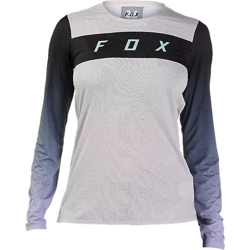 Fox Flexair Race Vintage White Womens MTB LS Jersey XS
