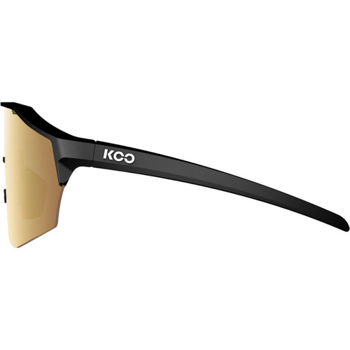 KOO Alibi Black Matt/Gold Mirror Lens Sunglasses
