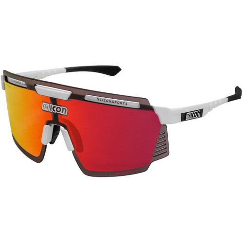 Scicon Aerowatt Multimirror Red Lens/White Gloss Sunglasses