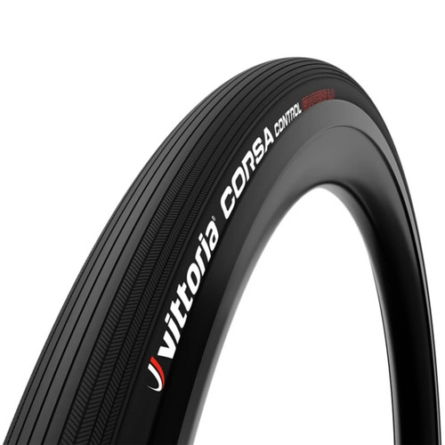 Vittoria Corsa Control Tubeless TLR Black Road Tyre 700x28c