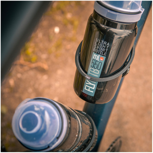 Elite T-Race Soft Touch Bottle Cage Black