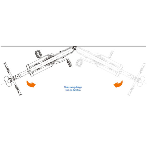 Ibera Roll On Vertical Bike Hanger 20-29" (up to 2.5 " tyres)