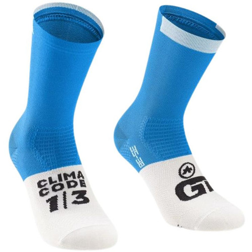 Assos GT C2 Cyber Blue Socks