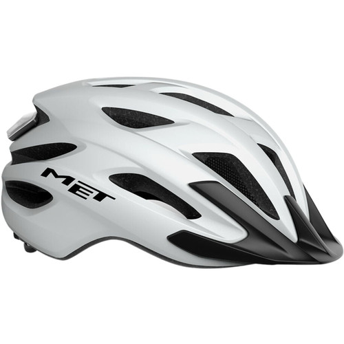 Met Crossover Matte White Helmet