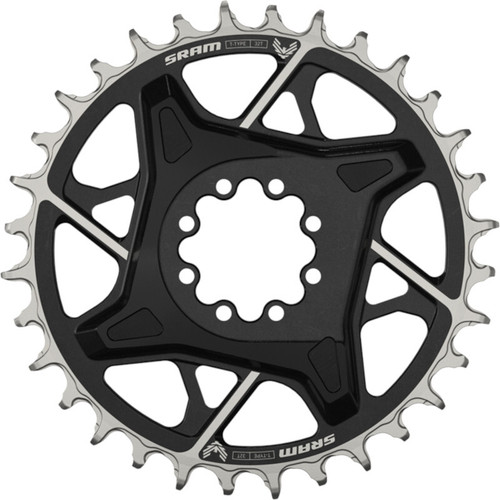 SRAM T-Type DM 3mm Black X0 Chainring 32T SRAM T-Type DM 3mm Black X0 Chainring 32T