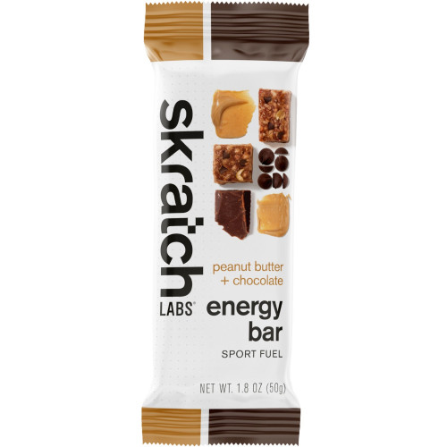 Skratch Labs Energy Bar Sport Fuel Peanut Butter + Chocolate