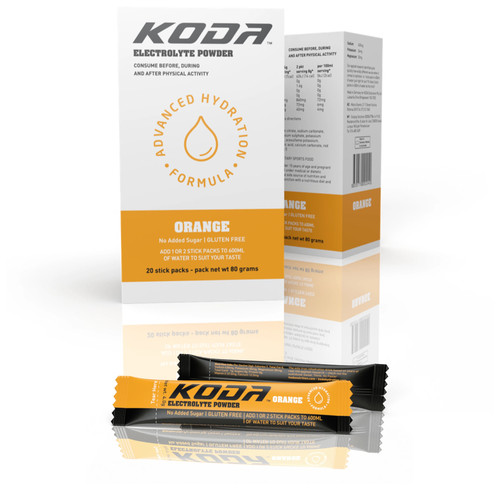 Koda Orange Electrolyte Sticks 20 Pack