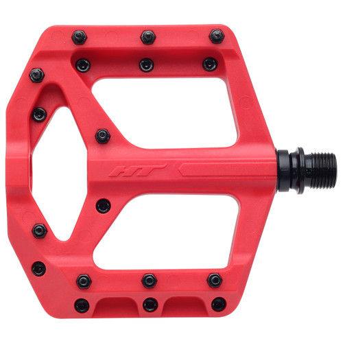 HT Components Supreme Composite Red Flat Pedals