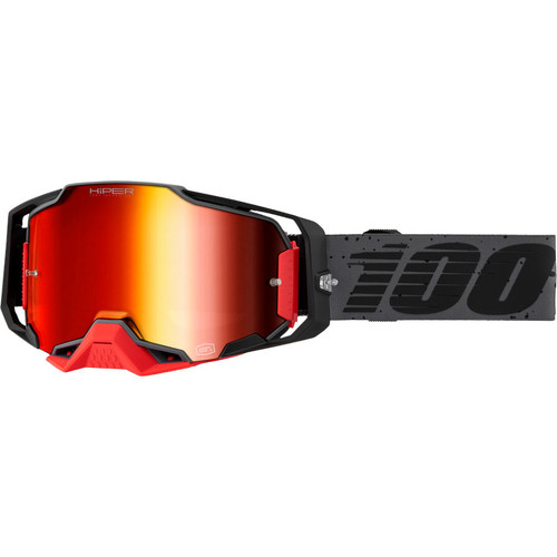 100% Armega HiPER NEKFEU Mirror Red Goggle