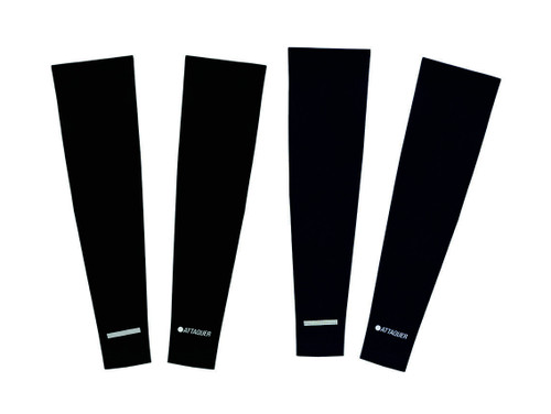 Attaquer Arm Warmers Navy/Reflective X-Small