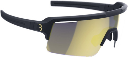 BBB Fuse Sunglasses - Matte Black Frame Gold Lens