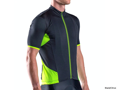 Bellwether Distance Black/Citrus SS Jersey