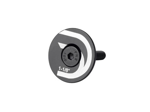 Deda Flat Top Cap - 1 1/8" - Black/Deda logo - M6 x 35mm screw Deda Flat Top Cap - 1 1/8" - Black/Deda logo - M6 x 35mm screw