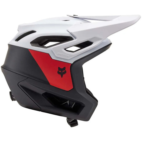 Fox Dropframe Pro NYF AS Black/White MTB Open Face Helmet