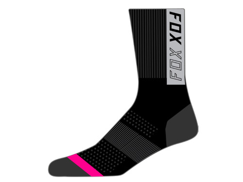 Fox W Ranger 6" Socks - Black