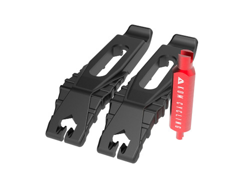 KOM Cycling Valve Core/Tyre Lever Tool Set