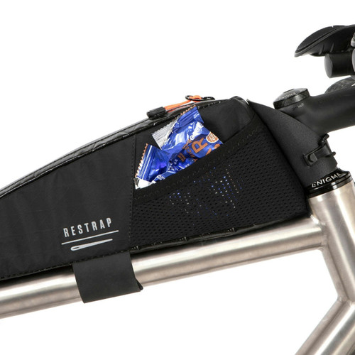 Restrap Race Top Tube Bag - Black